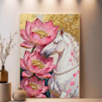 Italian Minimalist 3D Gold Leaf Wall Art