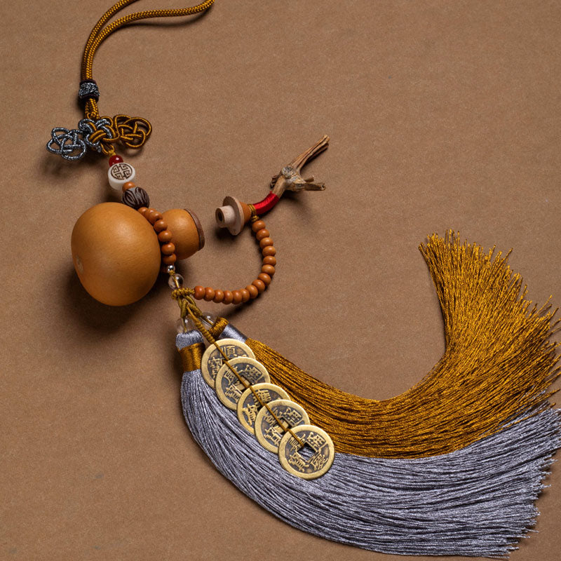 056c1e1cb67fb4f15873b32802b635bd_781aac1d-e63b-4ad9-864a-59e2fd78374c.jpg Buddha Stones Feng Shui Coins Gourd Chinese Knot Lucky Coins Five Emperor Money Wealth Tassels Decoration