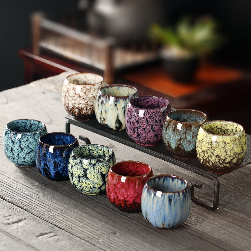 0abe41f695424c721a3f2754af58a641.jpg Buddha Stones Simple Multicolored Kiln Change Chinese Jianzhan Ceramic Teacup Kung Fu Tea Cup 110ml