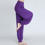 Buddha Stones Solid Color Yoga Dance Long Harem Pants