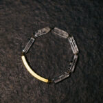 Buddha Stones Square White Crystal Copper Luck Healing Bracelet