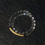 Buddha Stones Square White Crystal Copper Luck Bracelet
