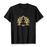 Buddha Stones Golden Lotus Meditation Buddha Tee T-shirt