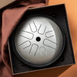 Buddha Stones Steel Tongue Drum Sound Healing Yoga Meditation Drum Kit 8 Note 6 Inch Percussion Instrument