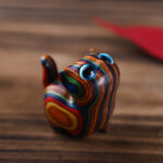 Buddha Stones Rainbow Eucalyptus Cute Cat Animals Calm Decoration