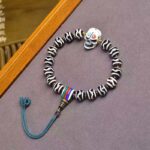 Buddha Stones Tibetan Dzi Bead The Lord of the Corpse Forest Protection Bracelet