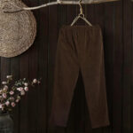 Buddha Stones Women's Commute Pure Color Corduroy Pants With Pockets