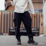 Buddha Stones Solid Color Linen Drawstring Men's Cargo Pants With Pockets