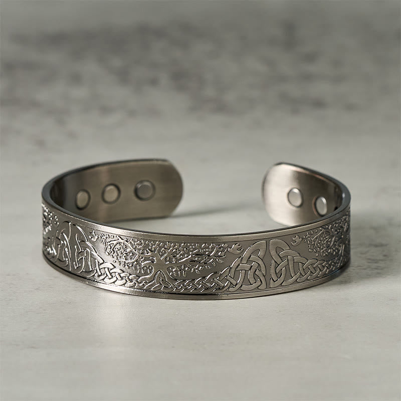 Buddha Stones The Tree Of Life Copper Open Balance Luck Cuff Bracelet Bangle