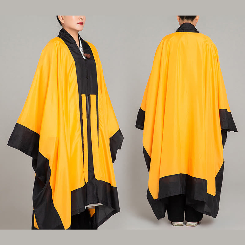 1765443863_0eb46bd0-53db-4179-83a8-1e13930385b8 Buddha Stones Wudang Solid Color Long Wide Sleeve Unisex Taoist Robe Kimono For Qigong Tai Chi Ceremony - Image 1