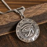 FREE Today: Protection and Courage Titanium Steel Evil Eye Necklace Pendants
