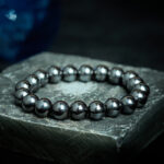 Buddha Stones Natural Hematite Bead Powerful Bracelet