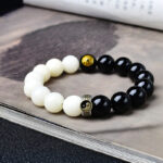 FREE Today: Peace Strength Black Obsidian Bodhi Seed Yin Yang Nine-Character Mantra Mountain Ghosts Spend Money Bracelet