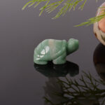 FREE Today: Wisdom and Luck Natural Green Aventurine Turtle Crystal & Stone Decor