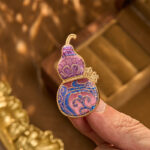 Buddha Stones Song Brocade Handcrafted Gourd-Shaped Floral Harmony New Chinese Brooch