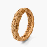 Buddha Stones Handwoven Rattan Bohemian Resort Wide Bracelet Bangle