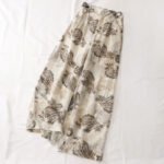 Buddha Stones Summer Boho Casual Paisley Zipper Design Ankle Women's Straight Leg Pants With Pockets