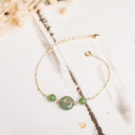 Buddha Stones Hetian Jade Peace Buckle Harmony Minimalist Round Chain Bracelet