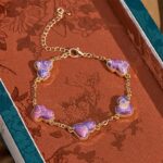 Buddha Stones Song Brocade Copper Gourd Blessing Gold Tone Bracelet