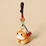 FREE Today: Peace and Calm Energy Natural Wood Hand-Carved Lying Cat Om Mani Padme Hum Keychains