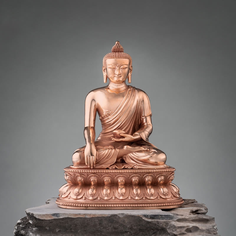 6bf38eeb-b7cb-409e-ac63-c3c647e30d40_eba60742-9e05-4a80-917c-07c7c72e391f.jpg Buddha Stones Gautama Shakyamuni Buddha Figurine Serenity Copper Statue Home Decoration