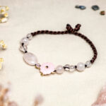 The Flower of Love Pink Crystal Soothing Anklet