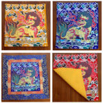 Fengshui Kirin Prayer Altar Mat Healing Meditation Auspicious Symbol Mat (Extra 35% Off | USE CODE: FS35)