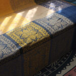 Buddha Stones Tibetan Colorful Flower Pattern Hand-Dyed Cozy Blanket