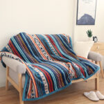 Buddha Stones Geometric Warm Soft Bed Throw Blanket
