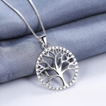 Buddha Stones The Tree of Life 925 Sterling Silver Creation Necklace Pendant