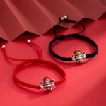 Buddha Stones God of Wealth Handmade Thread Luck Strength Braid Bracelet